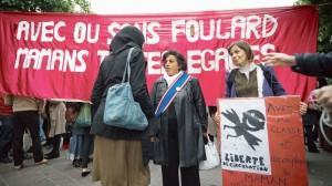 Demonstration For The Right Of Veiled Parents - Paris
