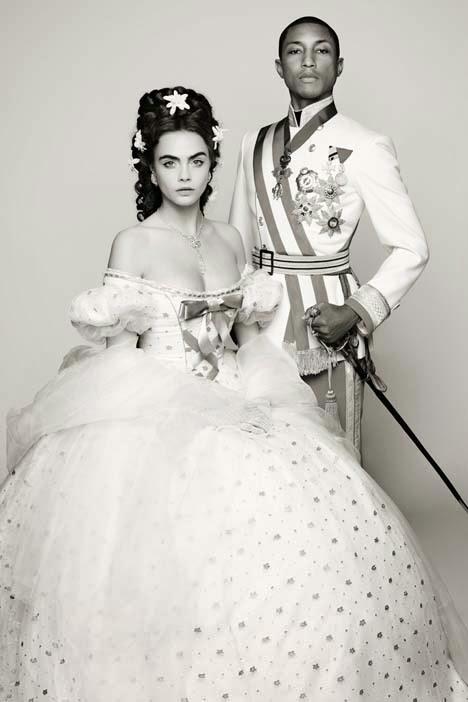 Cara Delevingne et Pharrell Williams chantent et dansent dans un film de Karl Lagerfeld pour Chanel.