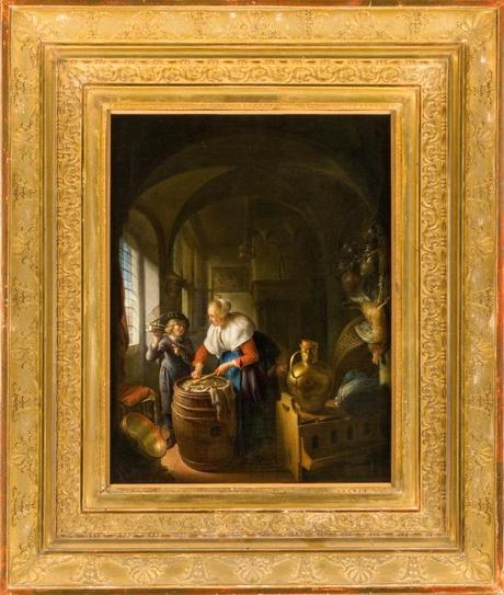 Gerrit Dou-La souriciere ca 1650 Musee Fabre