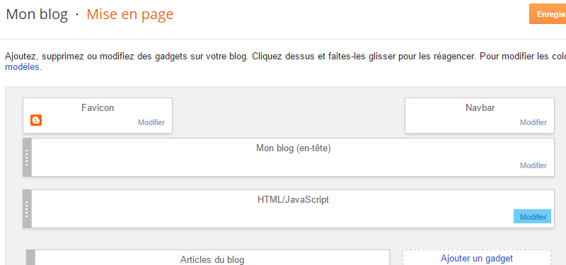 Déplacer la barre de navigation au-dessus du titre du blog Blogger