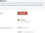 Google vous permet déconnecter appareils suspects