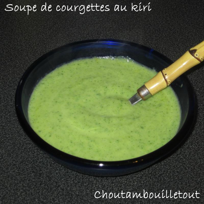 soupe courgette kiri