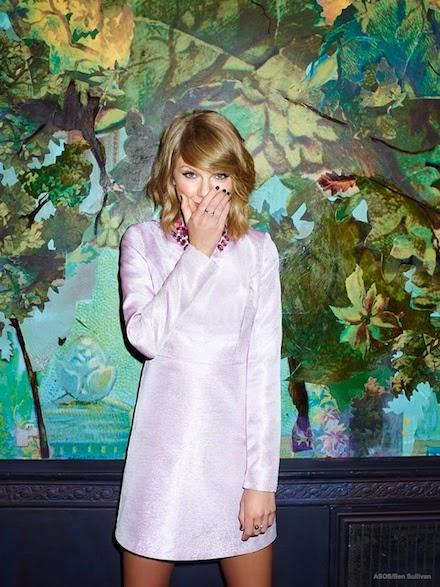 Taylor Swift, cover girl du numéro de Janvier d'ASOS Magazine...