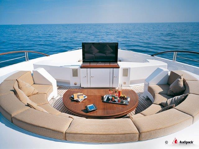 Pop up in yacht outdoor Découvrez les supports et les solutions de montage AUDIPACK