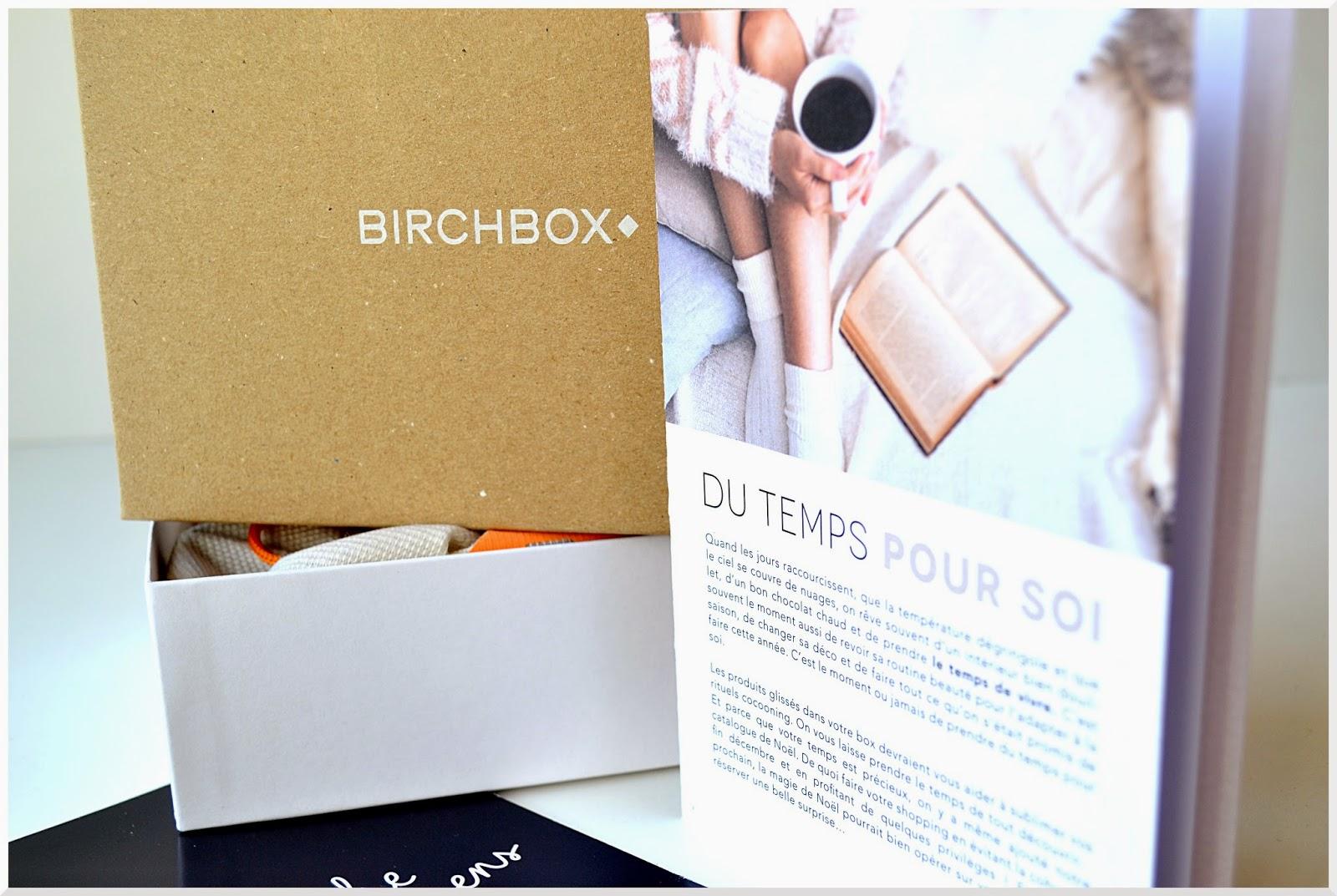[Box] Du temps pour soi avec la Birchbox de Novembre