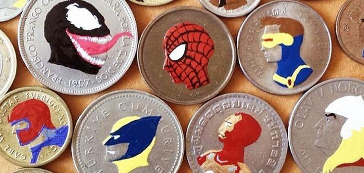 Pop-culture : Il transforme en super-héros la monnaie que vous perdez