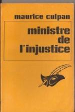ministre de l'injustice