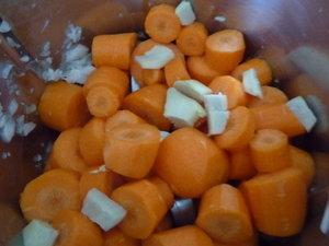 Velouté de carottes, gingembre et orange