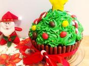 Cupcake géant version sapin Noël