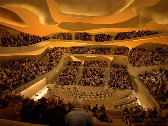 La salle de la Philharmonie de Paris si attendue