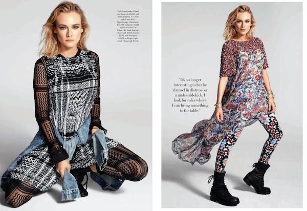 Diane Kruger en cover girl du Harper's Bazaar australien du mois de Novembre...
