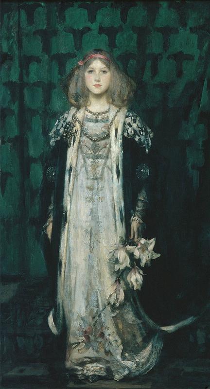 1899 portrait au magnolia