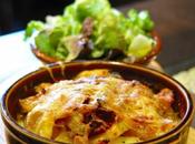 Gratin topinambours pommes terre jambon