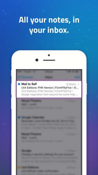 Mail to Self, une nouvelle extension iOS pratique screen322x572-1
