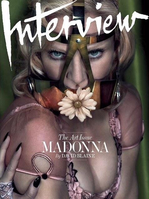 Madonna en couv' du mag Interview shootée par Mert & Marcus...