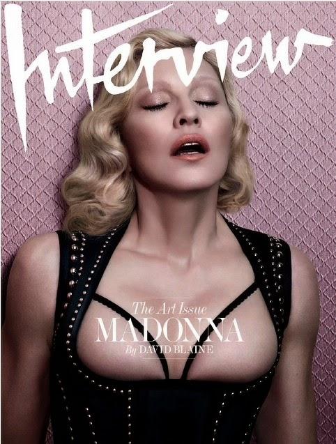 Madonna en couv' du mag Interview shootée par Mert & Marcus...
