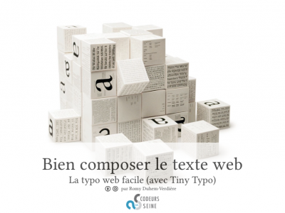 Typo web pour Codeurs en Seine