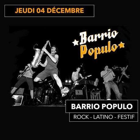 Programmation décembre Db Narbonne barrio populo