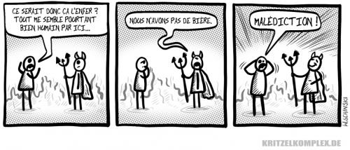 webzine,gratuit,bd,zébra,bande-dessinée,fanzine,wschinski,allemand,gag,humbug,comix,strip,enfer,bière