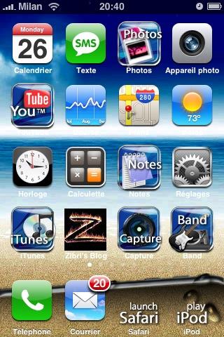 iPhone Thème Fresh