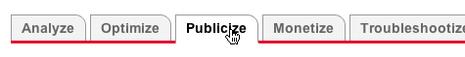 Clicker sur Publicize