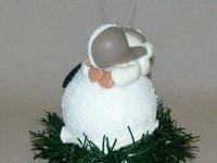 Boule de Noël avec bébé personnalisable en porcelaine froide