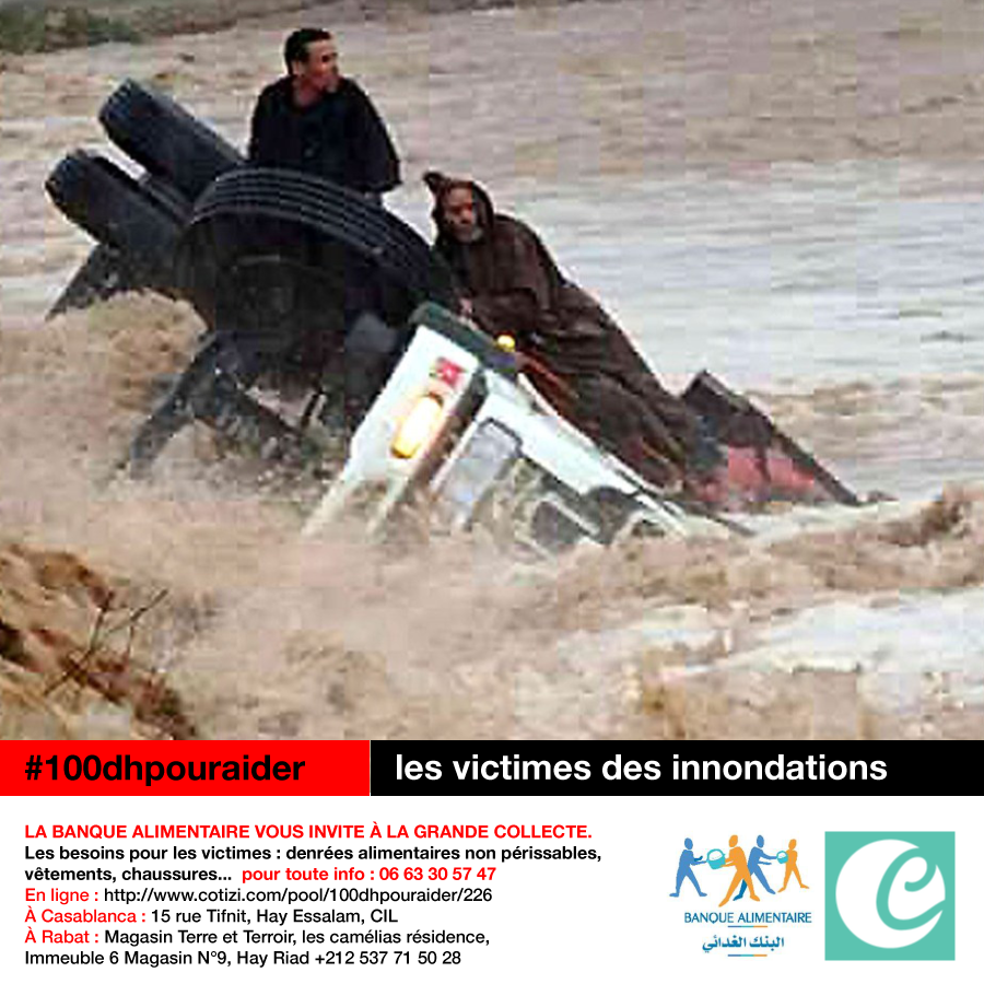 Un Deuil national sur le Web Marocain pour les INNONDATIONS