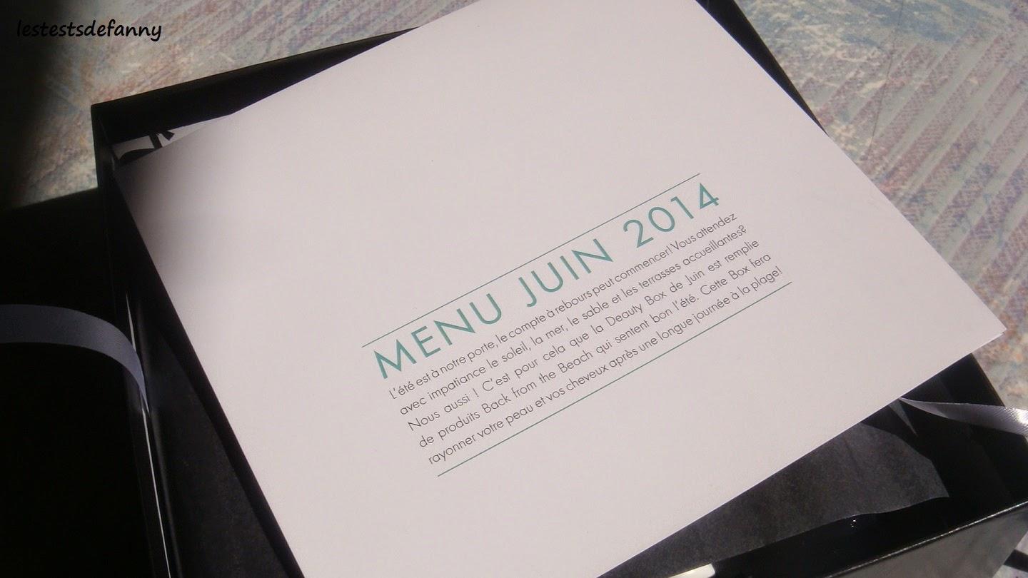 Deauty du mois de juin