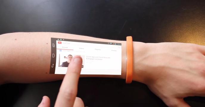 bracelet smartphone Cicret