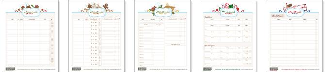 Botanical PaperWorks 12 Weeks of Christmas: Free Printable Christmas Planner