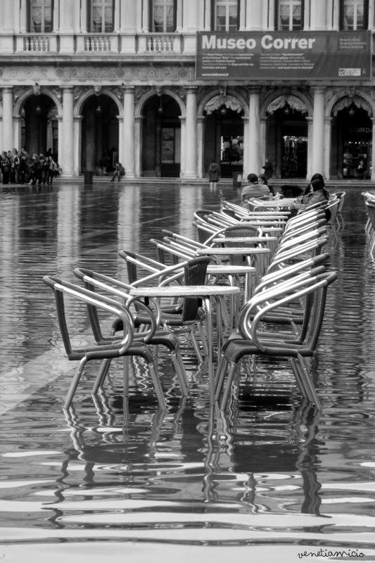 Piazza S.Marco, les pieds dans l'eau ...