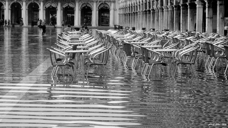 Piazza S.Marco, les pieds dans l'eau ...