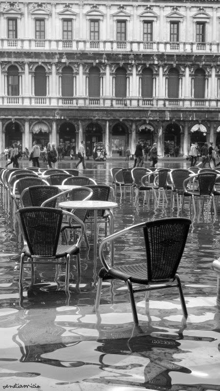 Piazza S.Marco, les pieds dans l'eau ...