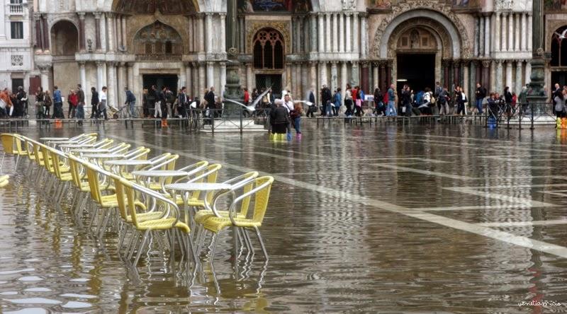 Piazza S.Marco, les pieds dans l'eau ...