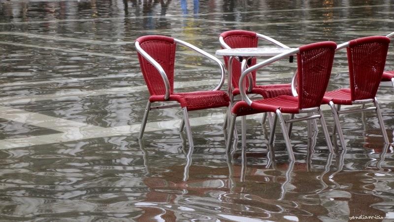 Piazza S.Marco, les pieds dans l'eau ...