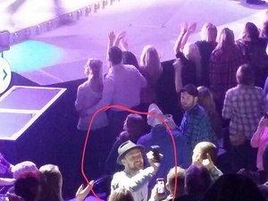 Photos: Justin Timberlake s'éclate au concert de Garth Brooks