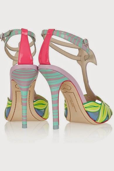 Les Shoes du week end : Les sandales Flamingo de Sophia Webster...