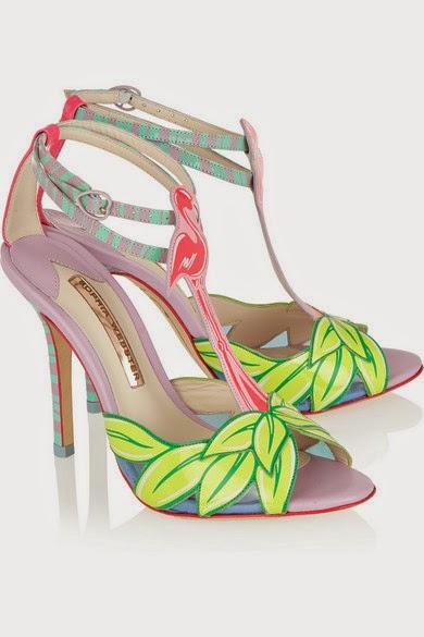 Les Shoes du week end : Les sandales Flamingo de Sophia Webster...