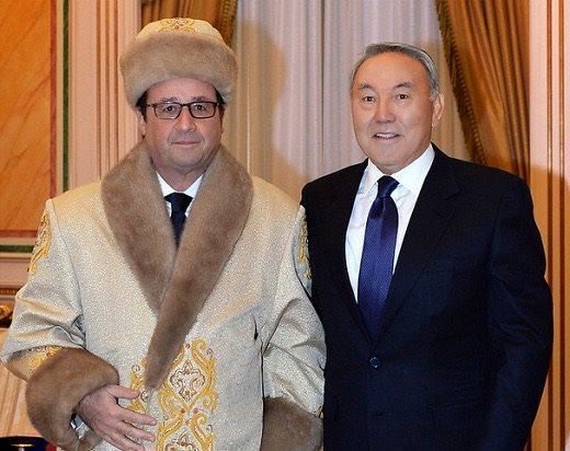 François Hollande en chapka + détournements