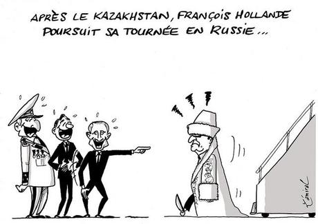 Kazakh beige, toque marron Chapka-tastrophe