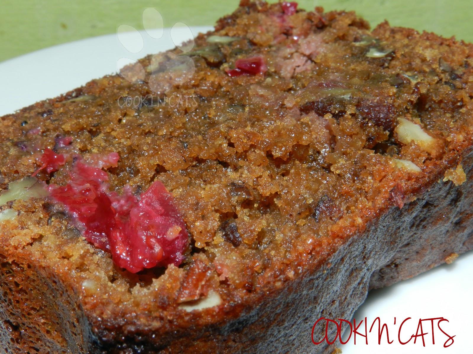 CAKE CRANBERRIES-NOIX DE PECAN