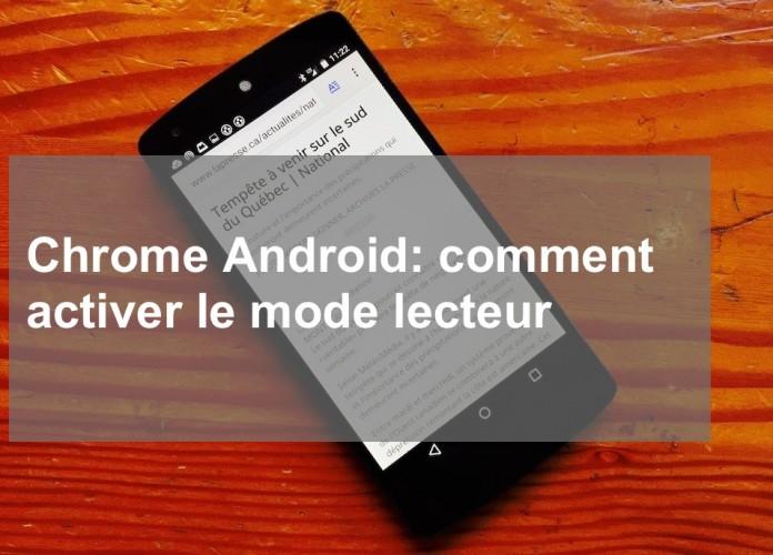 android chrome mode lecteur 1 696x500 Chrome Android: comment activer le mode lecteur