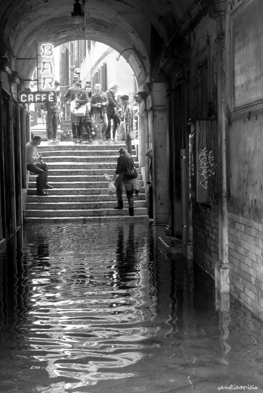 Piazza San Marco, les pieds dans l'eau...