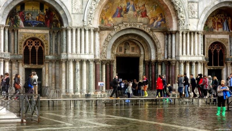 Piazza San Marco, les pieds dans l'eau...