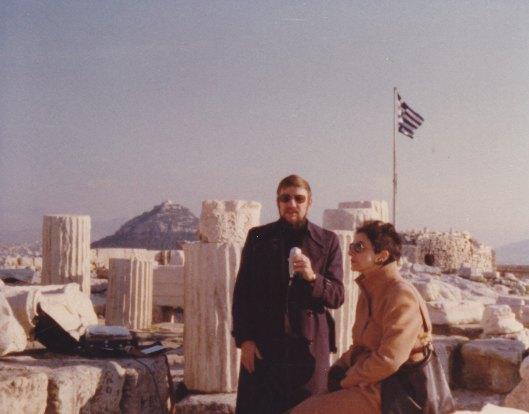 Interview près de l'Acropole, années 70... 