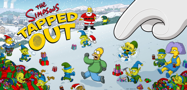 Noël débarque dans Les Simpsons Springfield