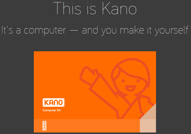 Kano, un ordinateur pour les enfants