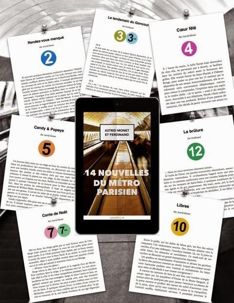14 nouvelles du métro parisien - Astrid Monet & Ferdinand