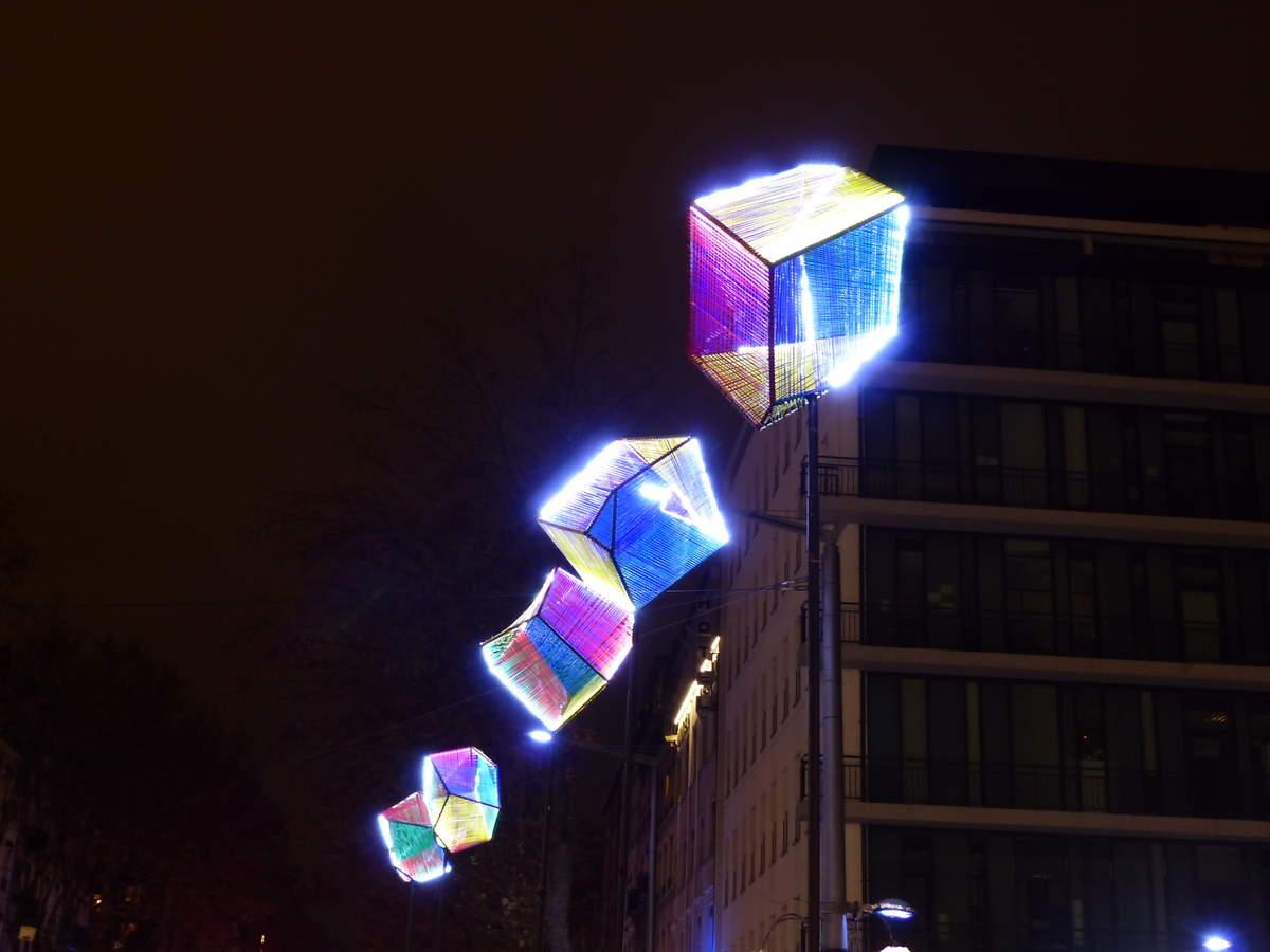 fête des lumières à Lyon (6,7,8 décembre 2014) au hasard des promenades....