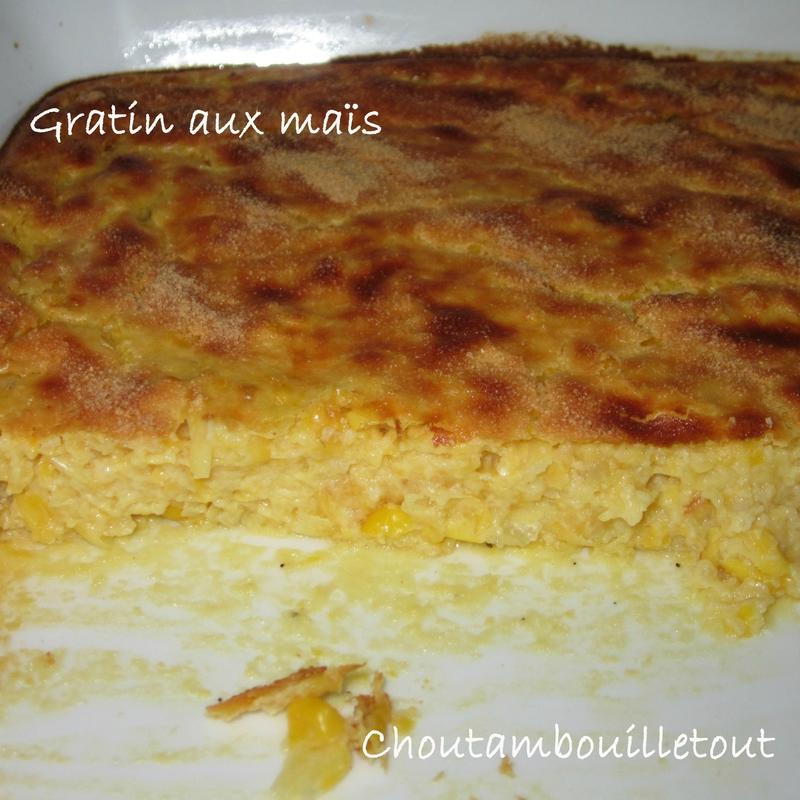 gratin mais